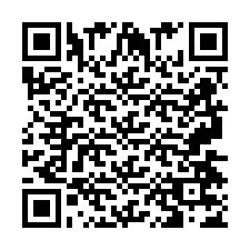 QR-код для номера телефона +2697477475