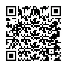 QR-код для номера телефона +2697477486