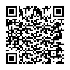 QR-Code für Telefonnummer +2697477488