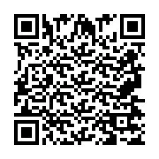 QR-код для номера телефона +2697477517