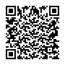 QR Code สำหรับหมายเลขโทรศัพท์ +2697477546