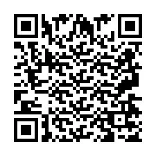 QR Code for Phone number +2697477551