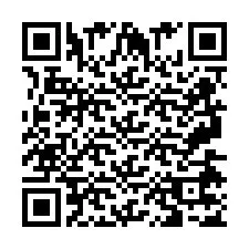 QR Code for Phone number +2697477581