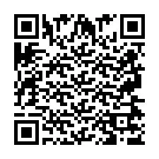 QR Code for Phone number +2697477602