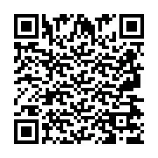 QR Code for Phone number +2697477608