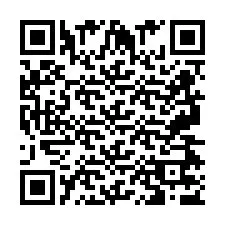 QR Code for Phone number +2697477609