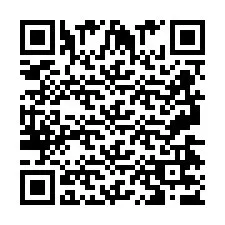 Codice QR per il numero di telefono +2697477651