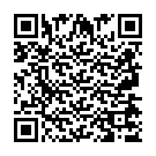 Código QR para número de telefone +2697477684