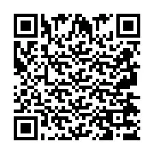 QR Code for Phone number +2697477694