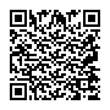 QR код за телефонен номер +2697477699