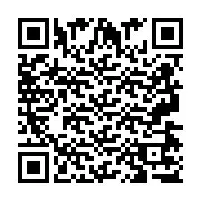 Código QR para número de teléfono +2697477705