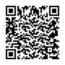 QR-код для номера телефона +2697477712