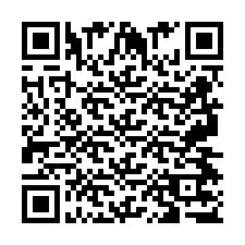 Código QR para número de teléfono +2697477729