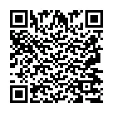 QR Code pour le numéro de téléphone +2697477739