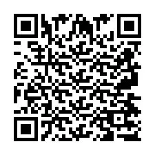 Código QR para número de telefone +2697477764