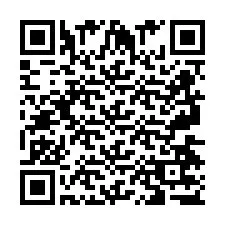 電話番号のQRコード +2697477770