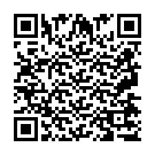 電話番号のQRコード +2697477791