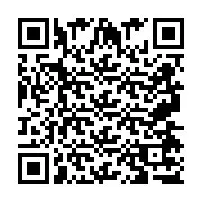 QR-code voor telefoonnummer +2697477793