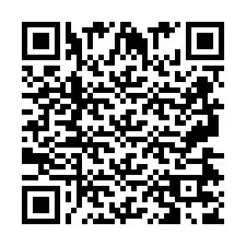 QR Code for Phone number +2697477801