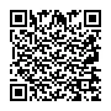 QR Code สำหรับหมายเลขโทรศัพท์ +2697477804