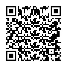 QR-Code für Telefonnummer +2697477817