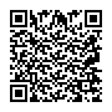 QR-Code für Telefonnummer +2697477859