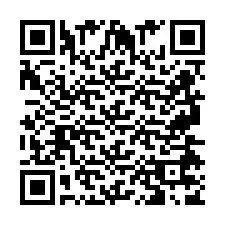 QR Code for Phone number +2697477886