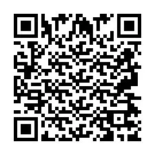 电话号码二维码 +2697477909