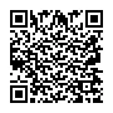 QR Code pour le numéro de téléphone +2697477918