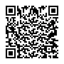 QR-код для номера телефона +2697477939