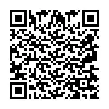 Kode QR untuk nomor Telepon +2697477940