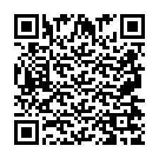 QR-код для номера телефона +2697477943