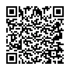 QR Code for Phone number +2697477948