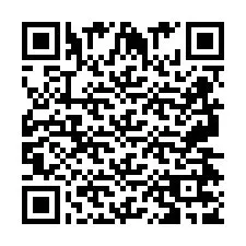 QR Code for Phone number +2697477949