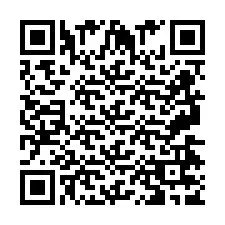 QR код за телефонен номер +2697477951