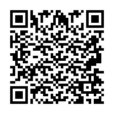 QR Code for Phone number +2697477955