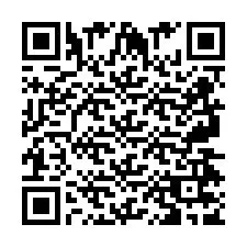 QR код за телефонен номер +2697477958