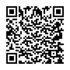 QR-code voor telefoonnummer +2697478014