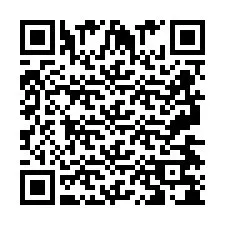 Código QR para número de teléfono +2697478021