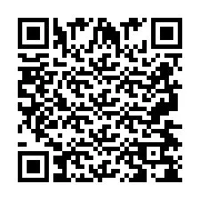 QR Code สำหรับหมายเลขโทรศัพท์ +2697478025