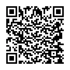 电话号码二维码 +2697478032