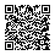 QR-код для номера телефона +2697478060