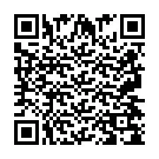 QR-koodi puhelinnumerolle +2697478069