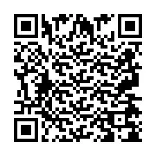 Kode QR untuk nomor Telepon +2697478089