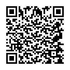 Kod QR dla numeru telefonu +2697478093