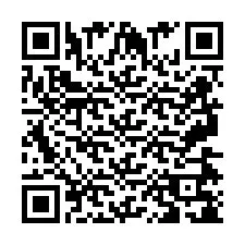 QR Code for Phone number +2697478101