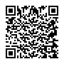Kode QR untuk nomor Telepon +2697478102