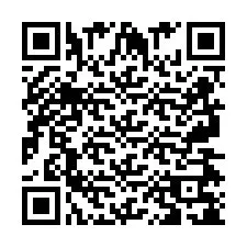 QR Code for Phone number +2697478108