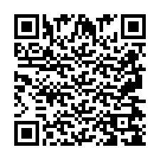 QR Code for Phone number +2697478109