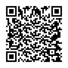 QR код за телефонен номер +2697478123